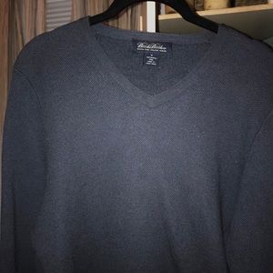 Brooks Brothers Navy Merino Wool Sweater !